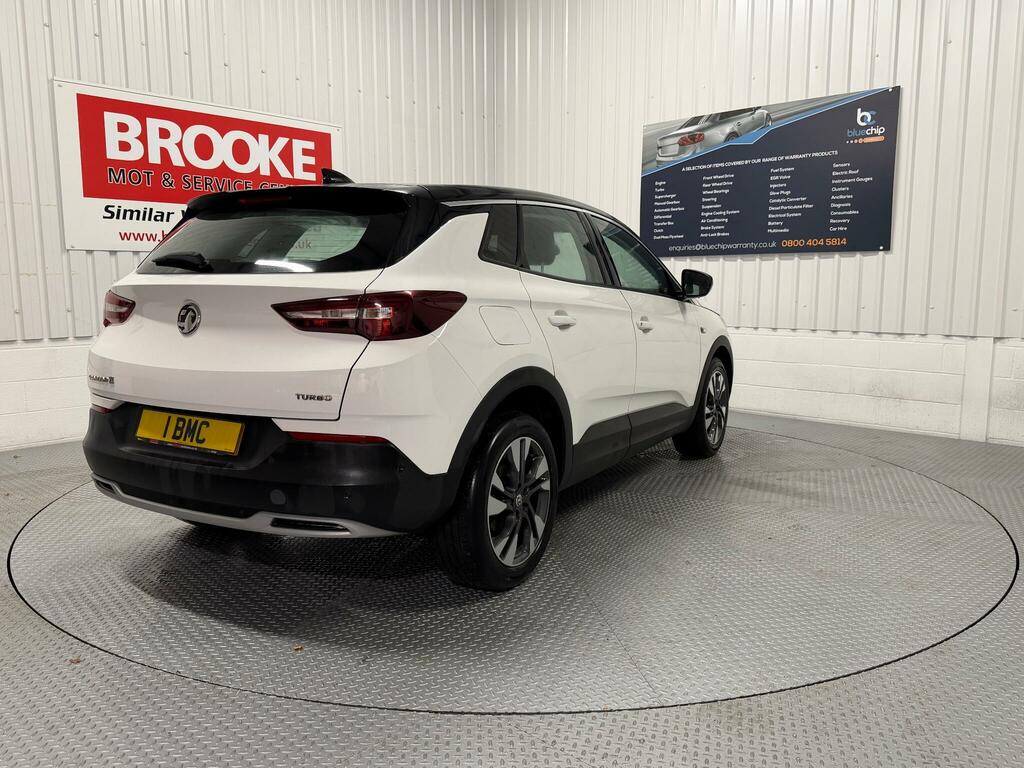 Vauxhall Grandland X 1.2 Turbo Sport Nav Euro 6 Ss NJ19ONR White #3