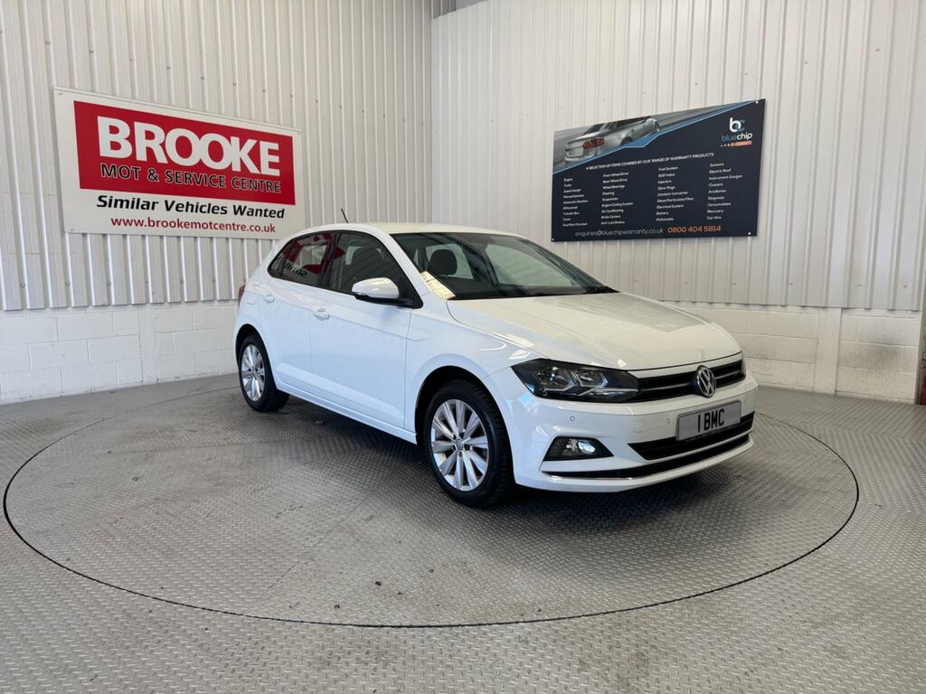 Volkswagen Polo 1.0 Tsi Sel Euro 6 Ss White