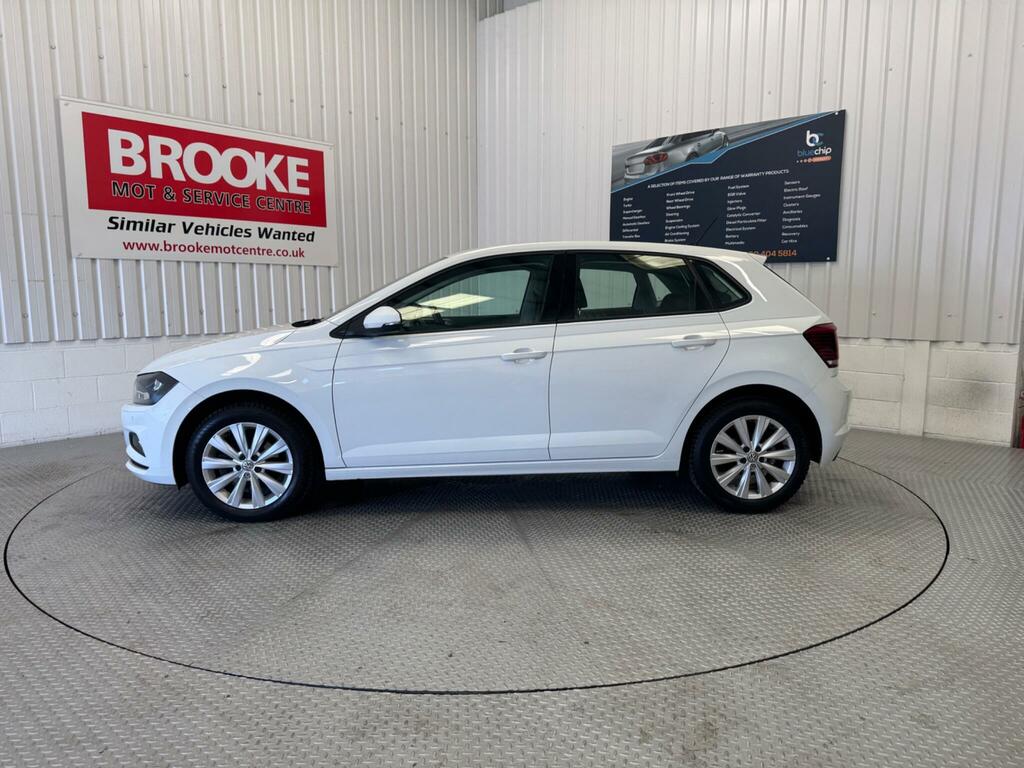 Volkswagen Polo 1.0 Tsi Sel Euro 6 Ss KY70OYB White #6