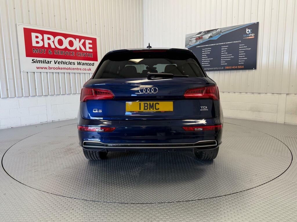 Audi Q5 2.0 Tdi S Line S Tronic Quattro Euro 6 Ss Blue #4