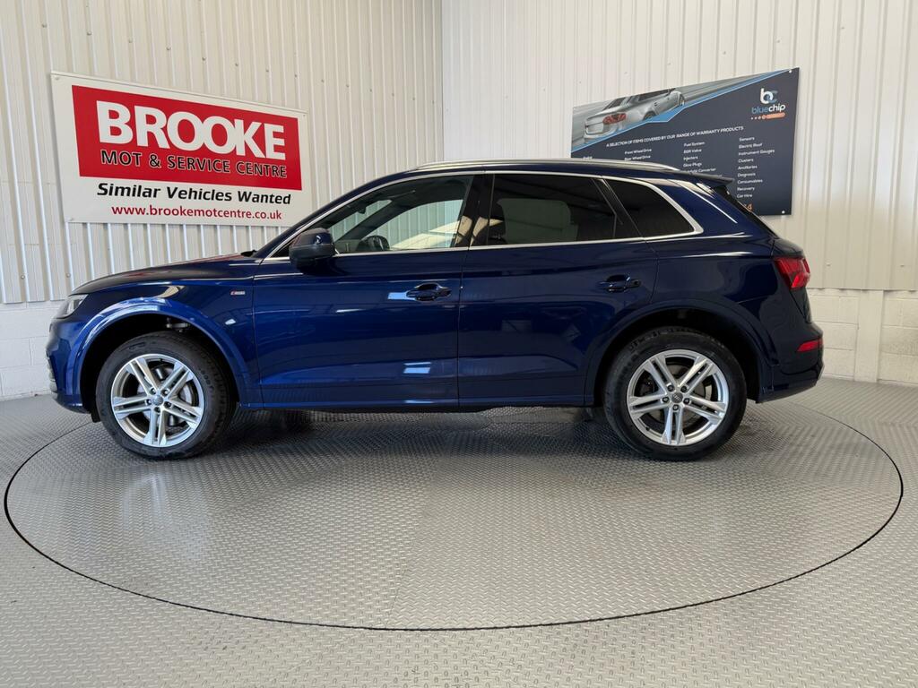 Audi Q5 2.0 Tdi S Line S Tronic Quattro Euro 6 Ss Blue #6