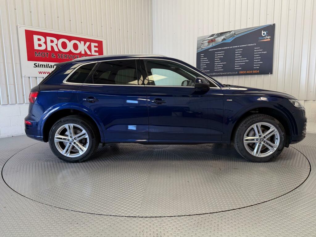 Audi Q5 2.0 Tdi S Line S Tronic Quattro Euro 6 Ss Blue #2