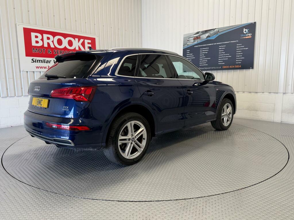 Audi Q5 2.0 Tdi S Line S Tronic Quattro Euro 6 Ss Blue #3