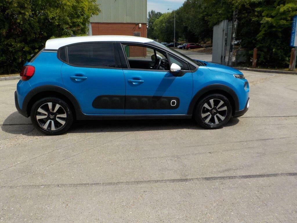 Citroen C3 1.2 Puretech Flair Euro 6 KJ18GYT Blue #3