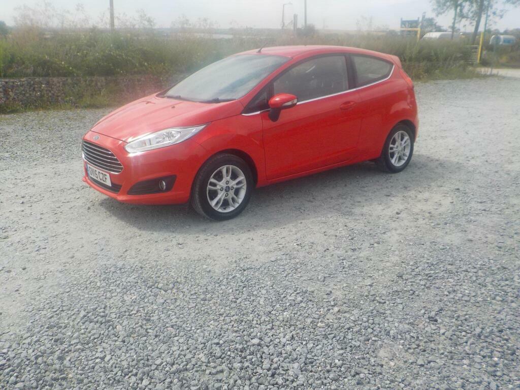 Ford Fiesta 1.0T Ecoboost Zetec Powershift Euro 6 Red #4