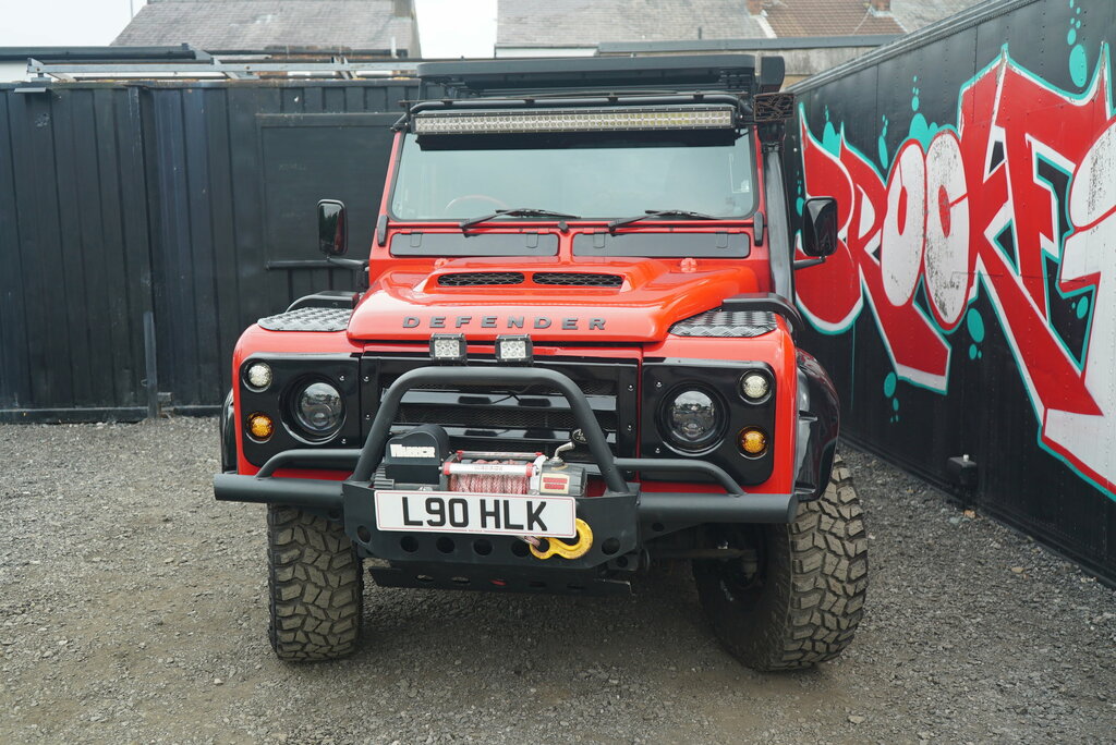Land Rover Defender 90 Turbo Diesel Red #5