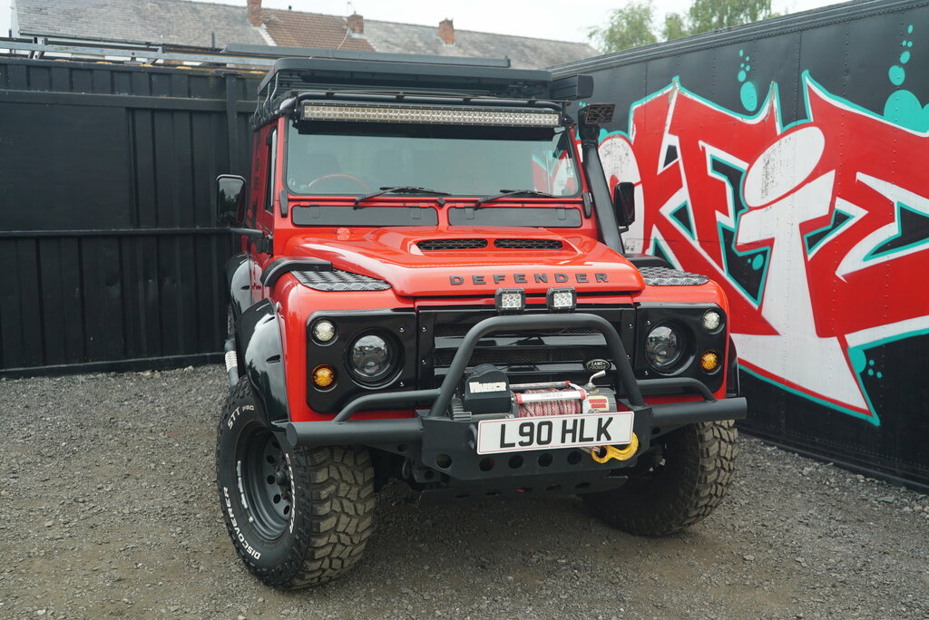 Land Rover Defender 90 Turbo Diesel Red #2
