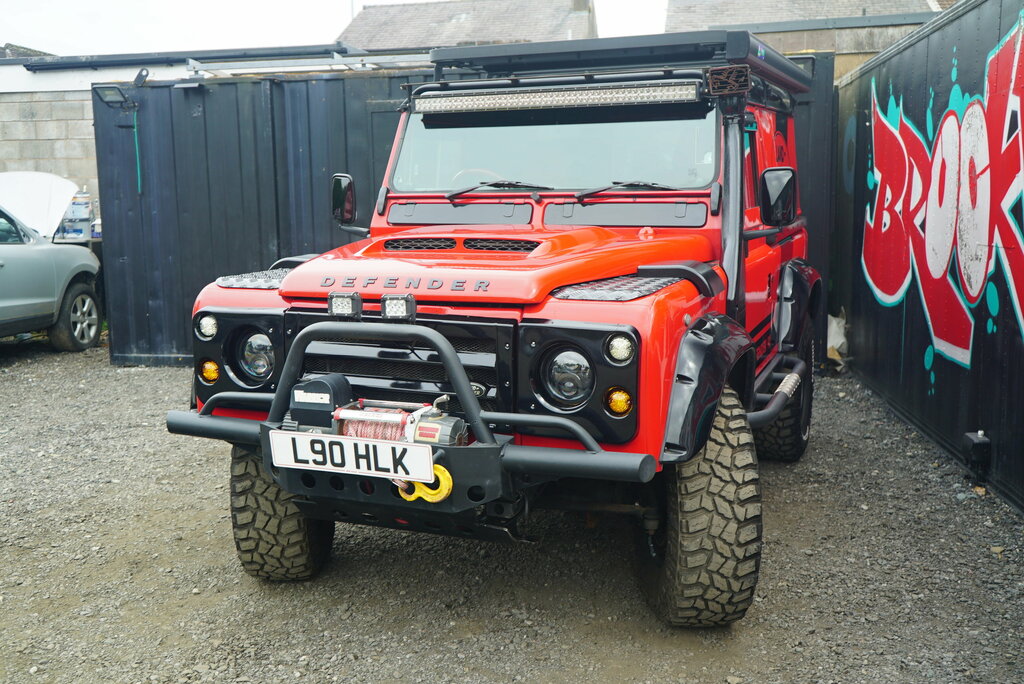 Land Rover Defender 90 Turbo Diesel Red #6