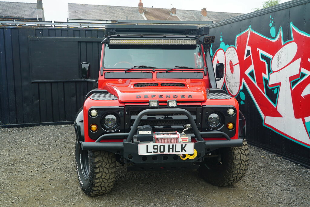 Land Rover Defender 90 Turbo Diesel Red #3