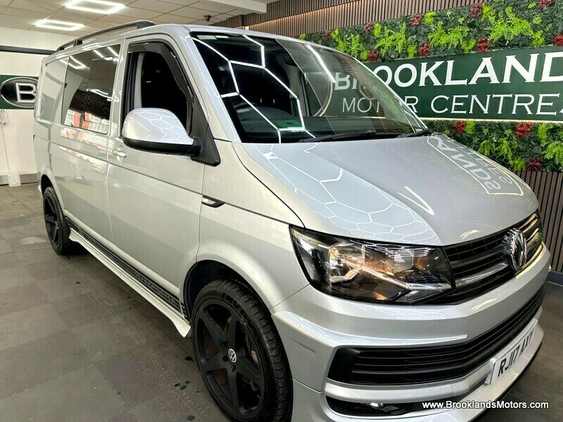 Volkswagen Transporter T32 Tdi Kombi Highline Bmt 6X Seats Sat Nav RJ17AXX Silver #6