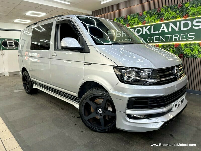 Volkswagen Transporter T32 Tdi Kombi Highline Bmt 6X Seats Sat Nav RJ17AXX Silver #3