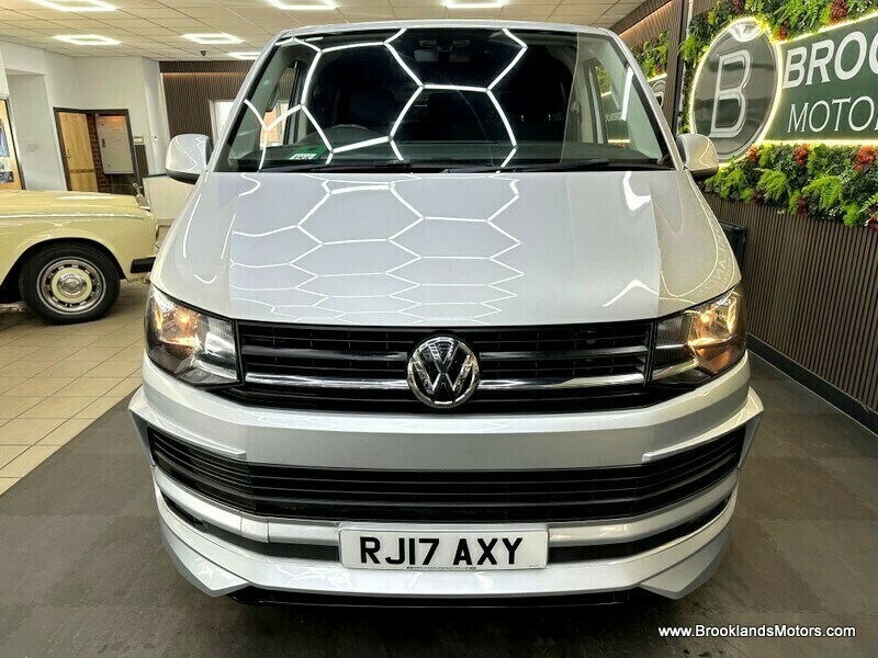 Volkswagen Transporter T32 Tdi Kombi Highline Bmt 6X Seats Sat Nav RJ17AXX Silver #4