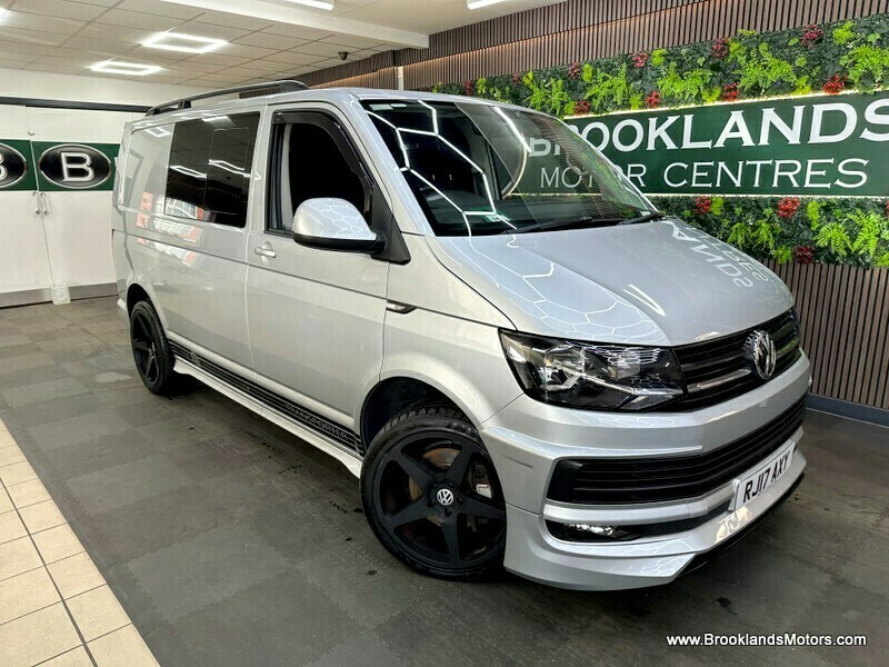 Volkswagen Transporter T32 Tdi Kombi Highline Bmt 6X Seats Sat Nav RJ17AXX Silver #2