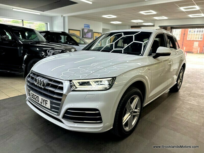 Audi Q5 2.0 Tfsi Quattro S Line 3X Services, Sat Nav, Lea BD20JYF White #6