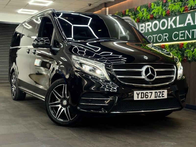 Mercedes-Benz V Class V 250 D Amg Line Lwb 4X Mercedes Services, Panora Black