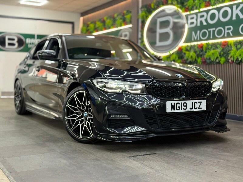 BMW 3 Series 320D M Sport 7X Services, Body Kit And Competitio Black