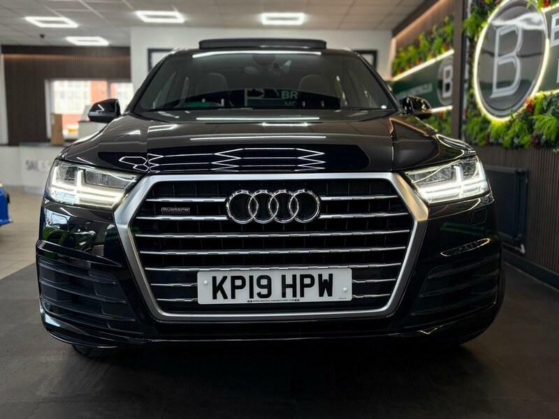 Audi Q7 3.0 Tdi Quattro S Line 5X Services, Sat Nav, 7 Se KP19HPW Black #3