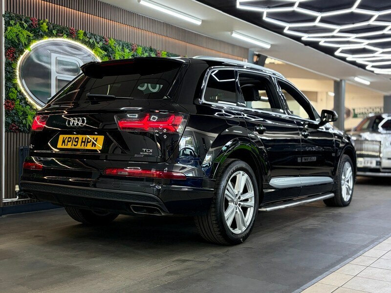 Audi Q7 3.0 Tdi Quattro S Line 5X Services, Sat Nav, 7 Se KP19HPW Black #5