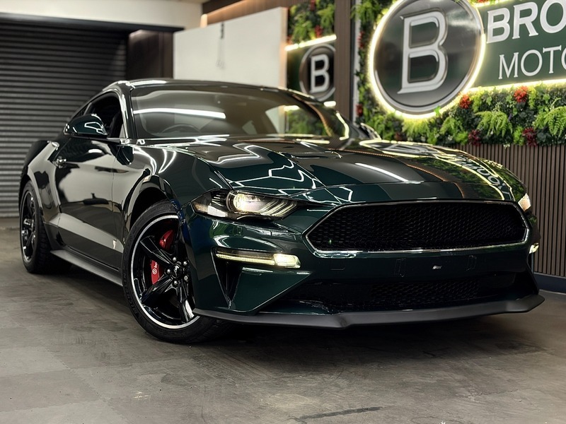 Ford Mustang Bullitt 5X Services Rare Example Green