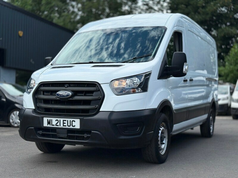 Ford Transit Custom 350 Leader Pv Ecoblue Sat Nav Stunning Example ML21EUC White #6