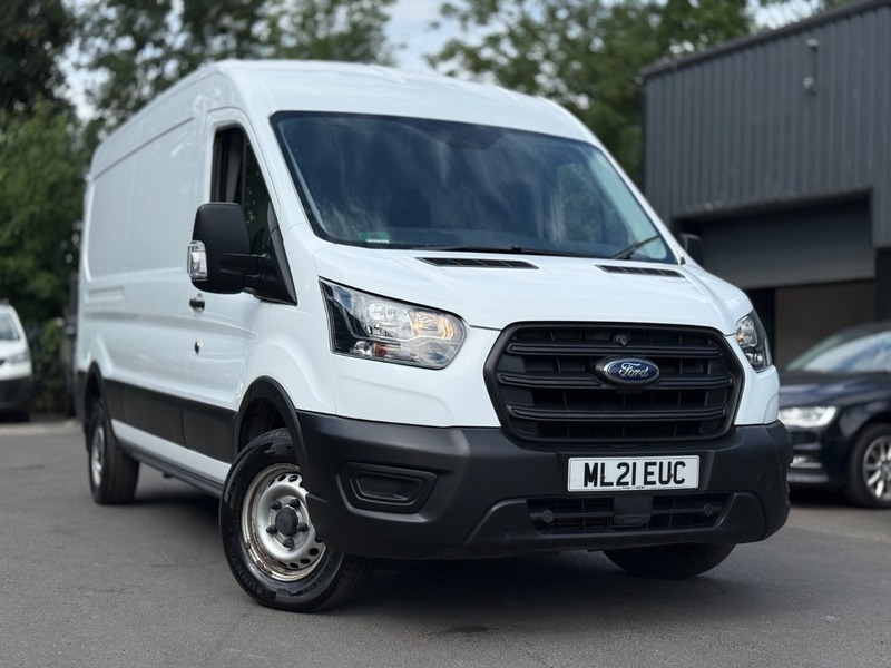 Ford Transit Custom 350 Leader Pv Ecoblue Sat Nav Stunning Example ML21EUC White #2