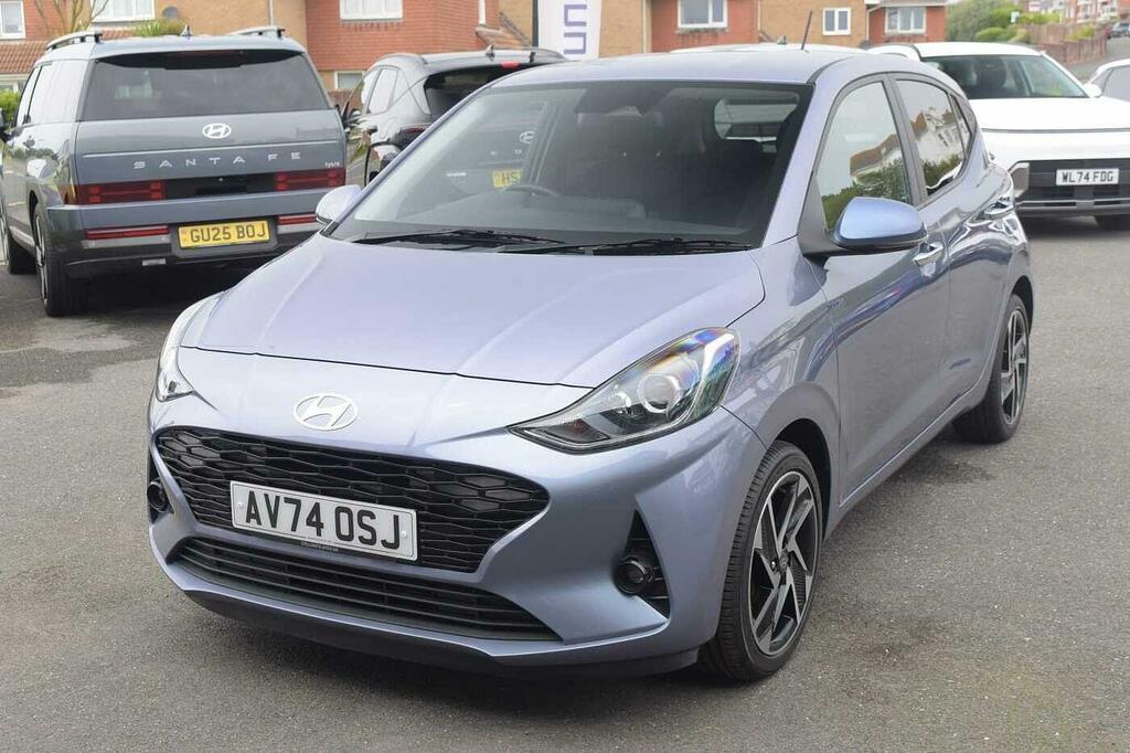 Hyundai I10 Hatchback AV74OSJ Blue #3