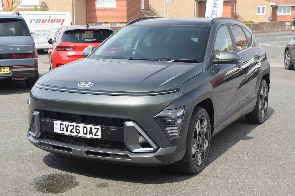Hyundai Kona Hatchback GV26OAZ Grey #3