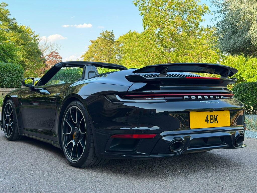 Porsche 911 992 Turbo S Black #4