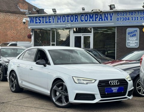 Audi A4 2.0 Tdi Black White #4