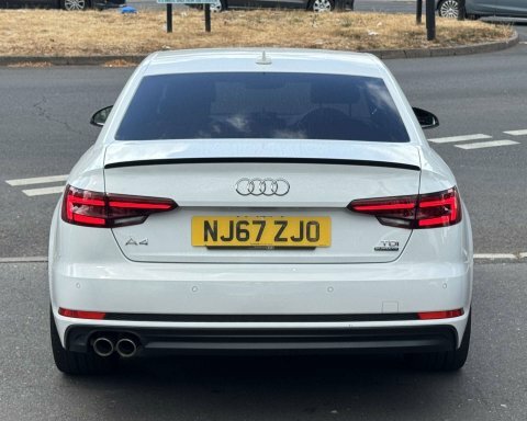 Audi A4 2.0 Tdi Black White #6