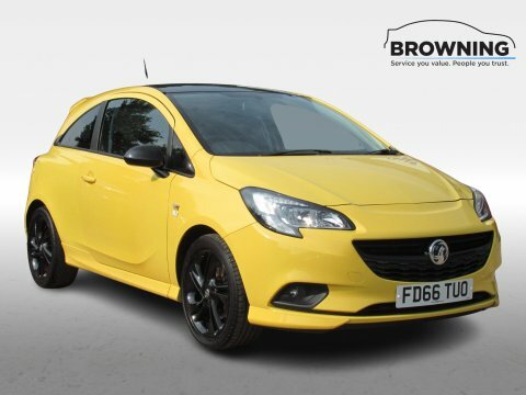 Vauxhall Corsa Limited Edition Ecoflex FD66TUO Yellow