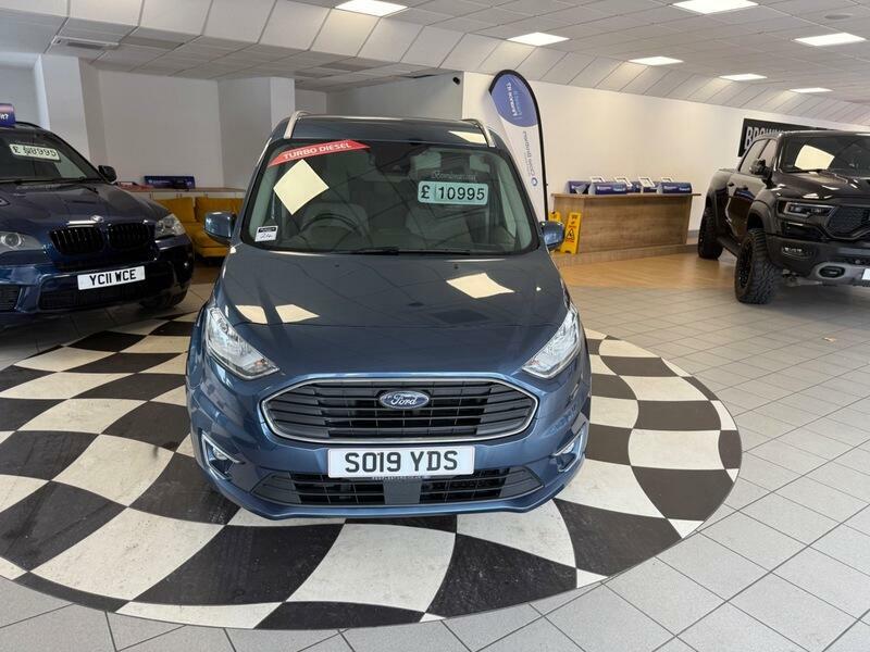 Ford Grand Tourneo Connect Grand Titanium Tdci 7 Seater 1 Owner Fsh SO19YDS Blue #2