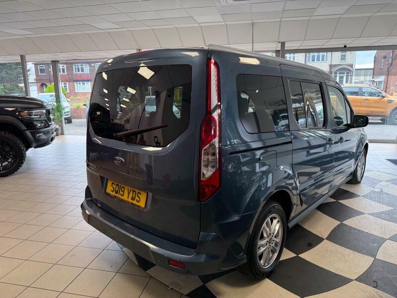 Ford Grand Tourneo Connect Grand Titanium Tdci 7 Seater 1 Owner Fsh SO19YDS Blue #3