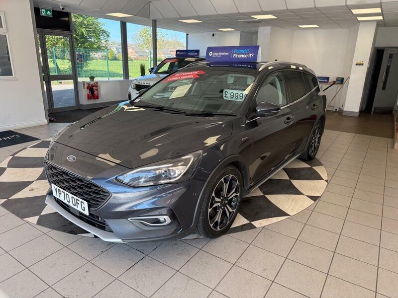 Ford Focus Active X Vignale Ecoblue 70 Plate Leather Sat YP70OFG Blue