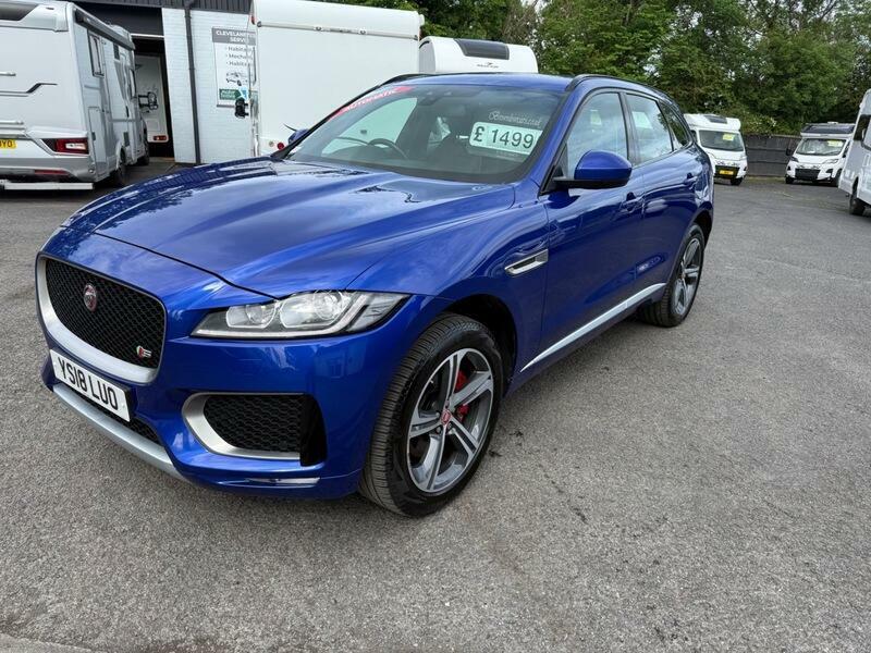 Jaguar F-Pace I V6 S Awd 18 Plate Sat Nav Supercharg Blue
