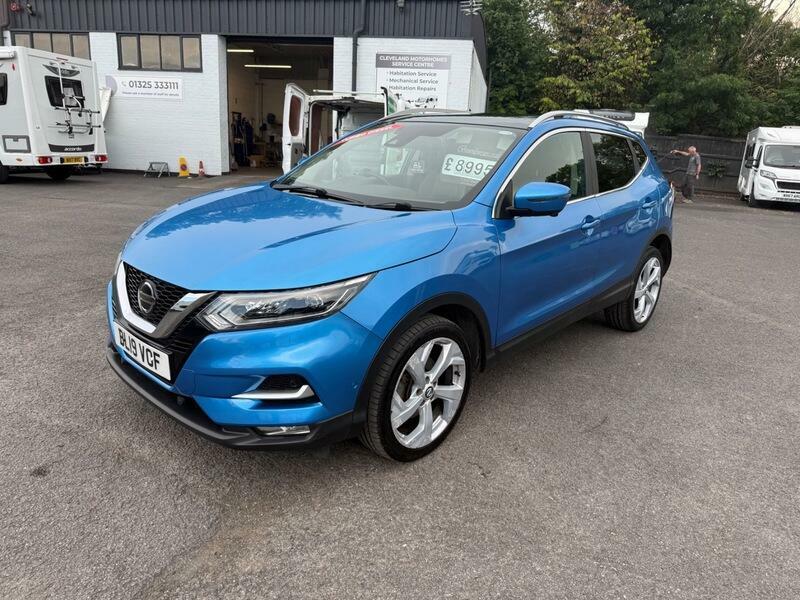 Nissan Qashqai Dci Tekna 19 Plate Pano Roof Sat Nav BL19VOF Blue