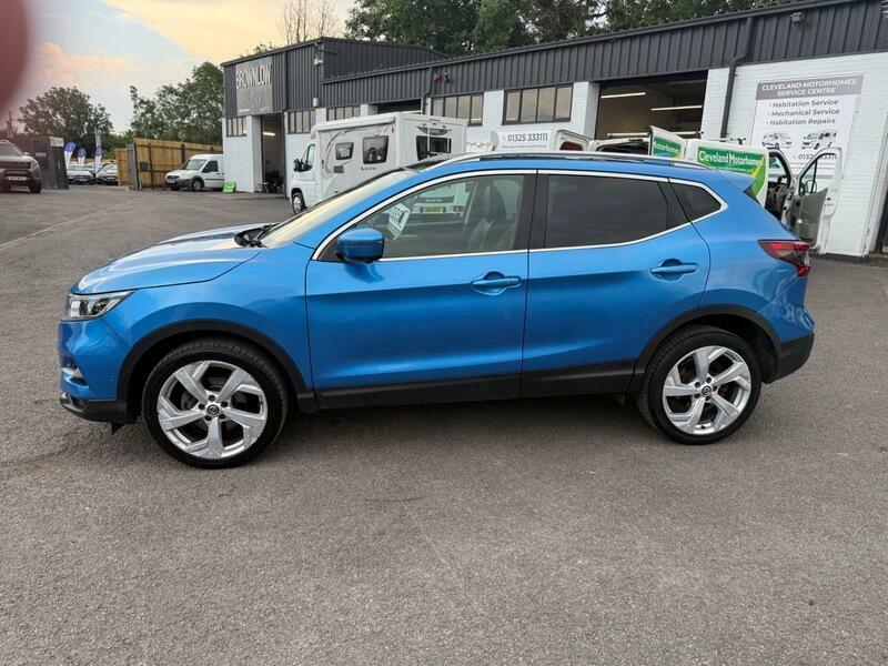 Nissan Qashqai Dci Tekna 19 Plate Pano Roof Sat Nav BL19VOF Blue #6