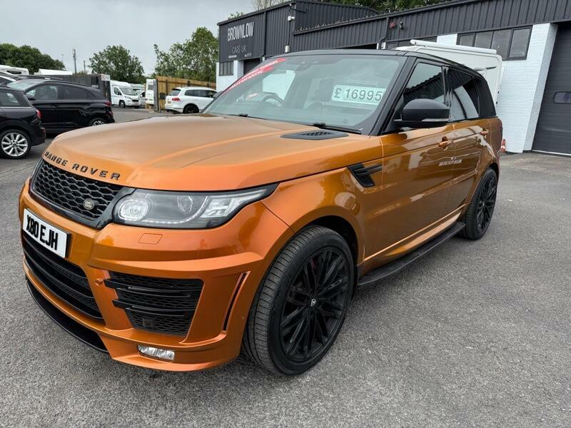 Land Rover Range Rover Sport Sdv8 Dynamic 4.4 17 Reg Pano Ro Orange
