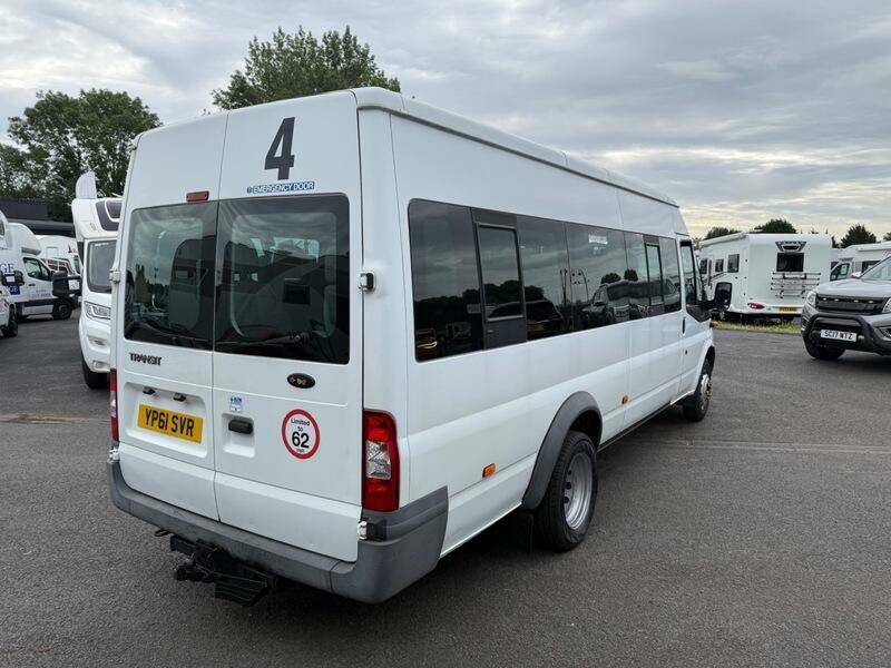 Ford Transit Custom 430 Shr Bus 17 Seater 61 Plate 47000 Miles White #5