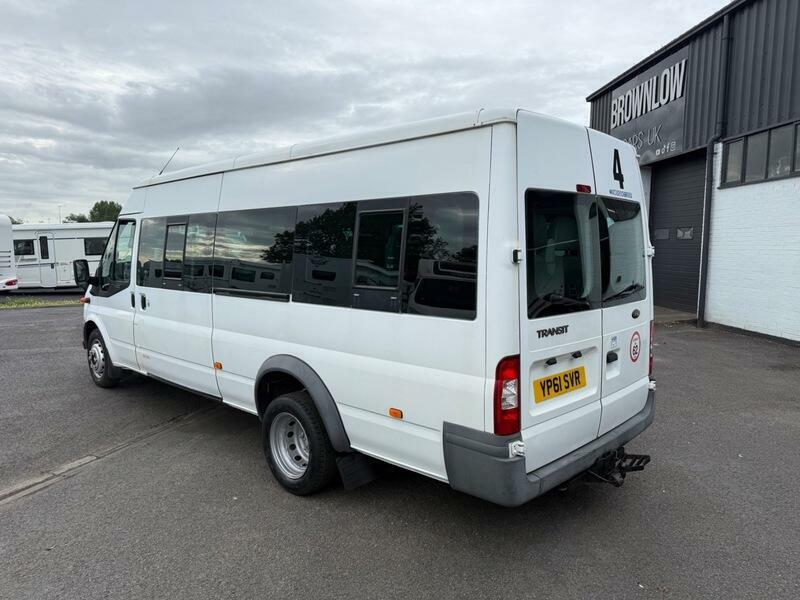 Ford Transit Custom 430 Shr Bus 17 Seater 61 Plate 47000 Miles White #4