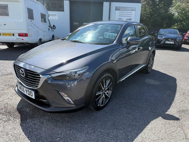 Mazda CX-3 D Sport Nav Leather Sat Nav 66 Plate 4X4 Grey