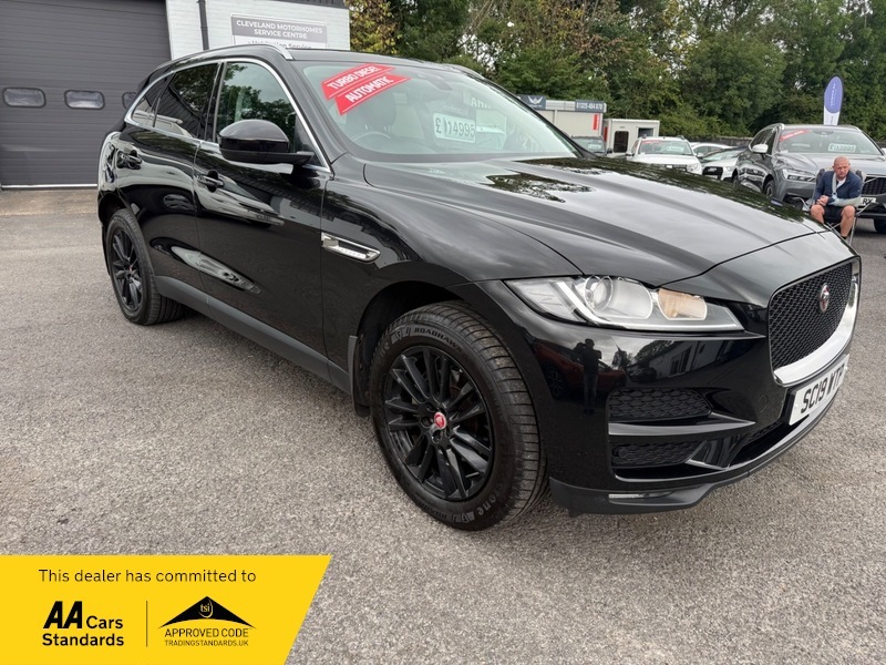 Jaguar F-Pace Prestige Awd 19 Plate Black