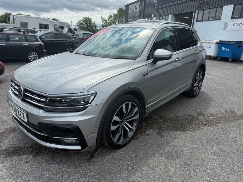 Volkswagen Tiguan R-line Tech Tdi Dsg Sat Nav Pano Roof Silver
