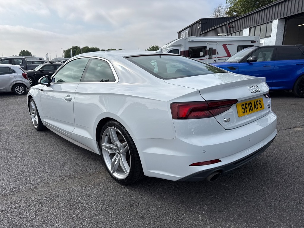 Audi A5 2.0 Tfsi 252 Quattro S Line S Tronic SF18AFS White #6