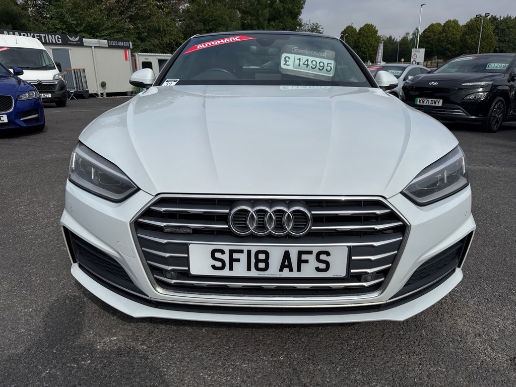 Audi A5 2.0 Tfsi 252 Quattro S Line S Tronic SF18AFS White #2