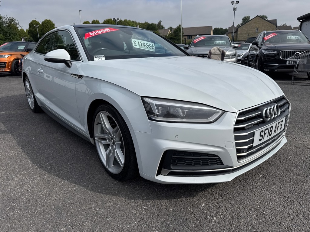 Audi A5 2.0 Tfsi 252 Quattro S Line S Tronic SF18AFS White #3