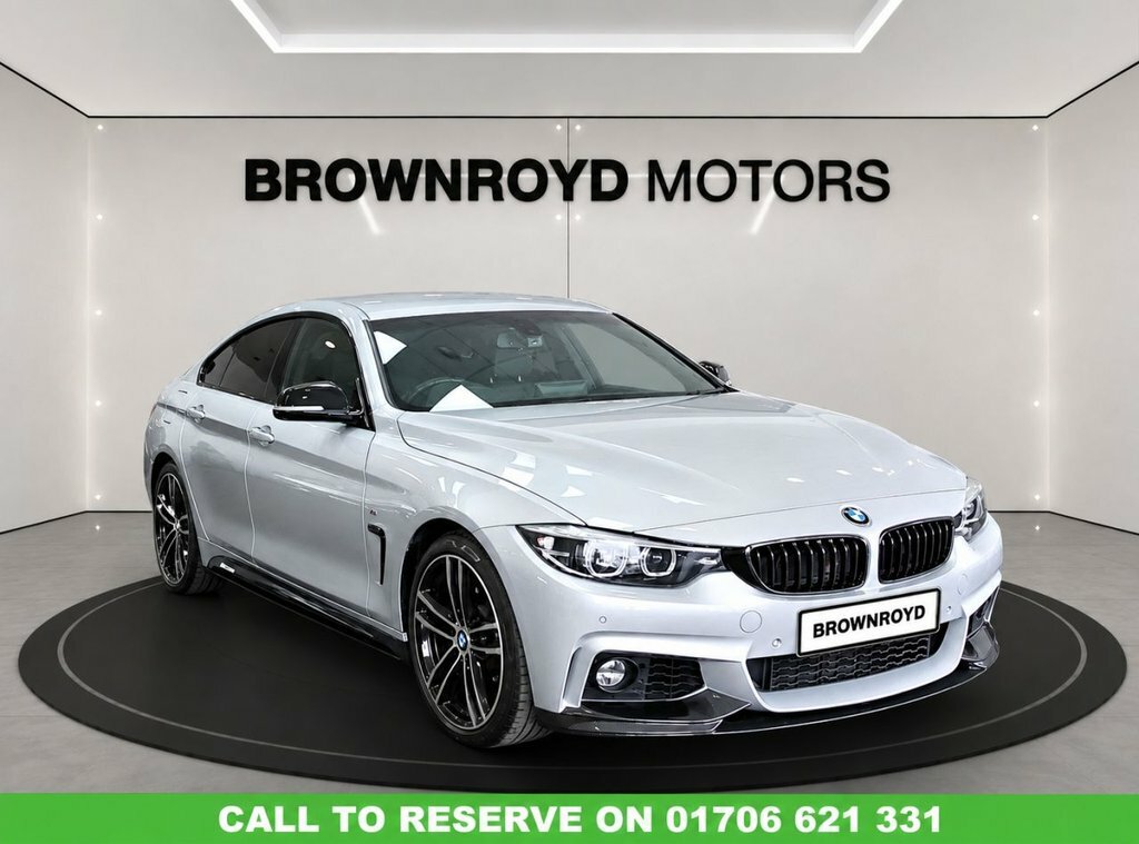 BMW 4 Series Gran Coupe 3L M Sport Silver