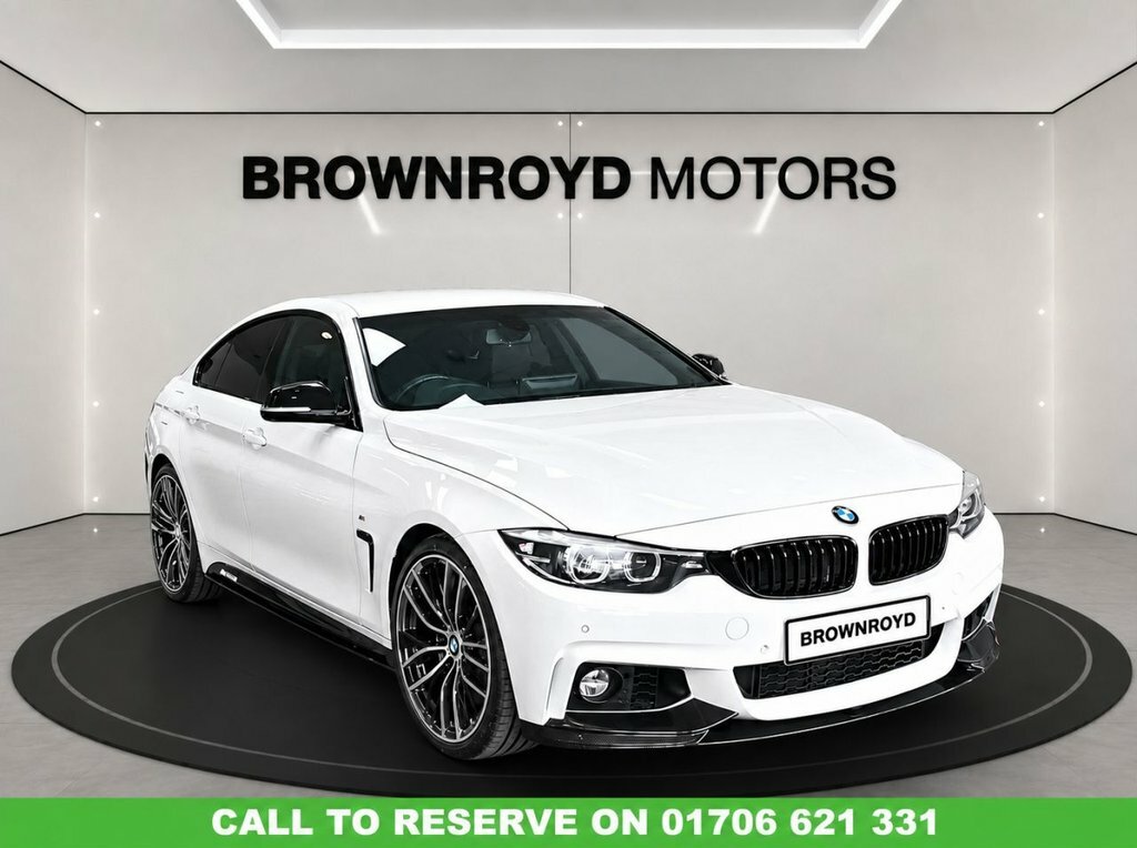 BMW 4 Series Gran Coupe 3L M Sport White