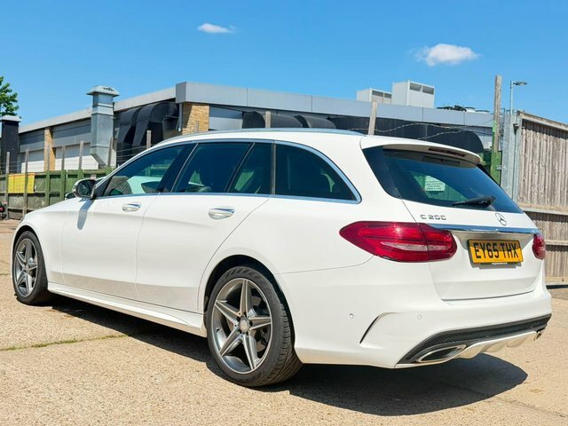 Mercedes-Benz C Class 2.0 C200 Amg Line Premium 7G-tronic Euro 6 S S White #4
