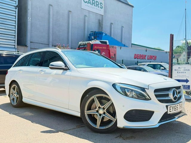 Mercedes-Benz C Class 2.0 C200 Amg Line Premium 7G-tronic Euro 6 S S White